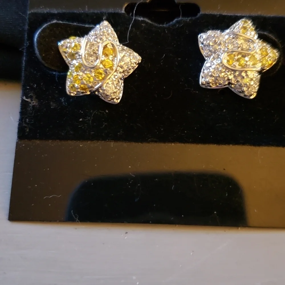 Sterling silver earrings Hp 🔥🔥🔥 - Picture 2 of 2